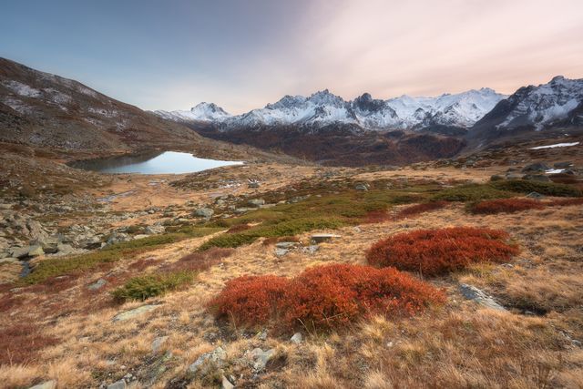 Arrivée au lac Laramon